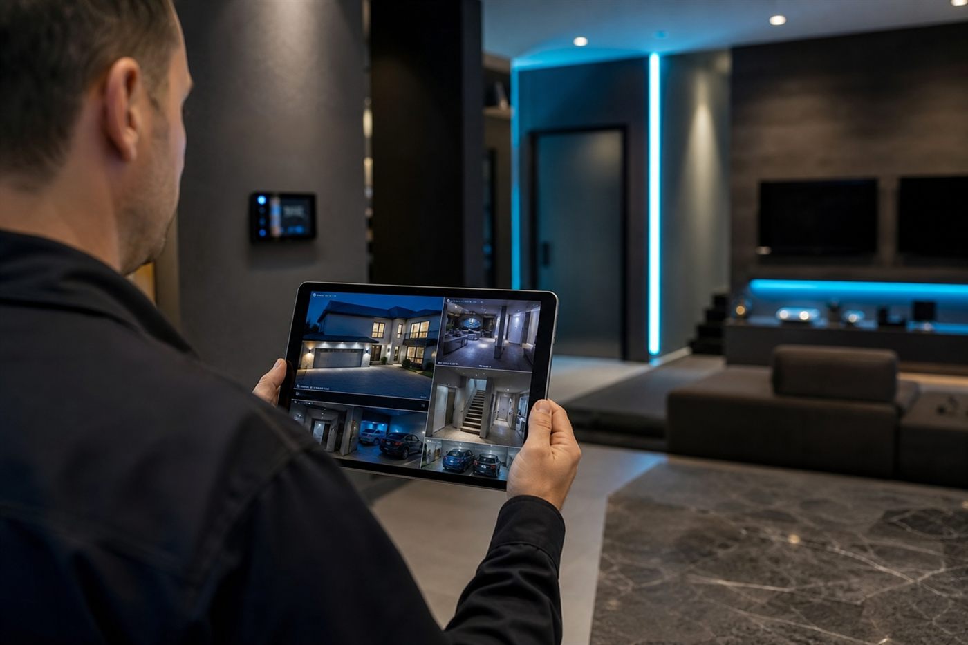 Real-time smart home security monitoring